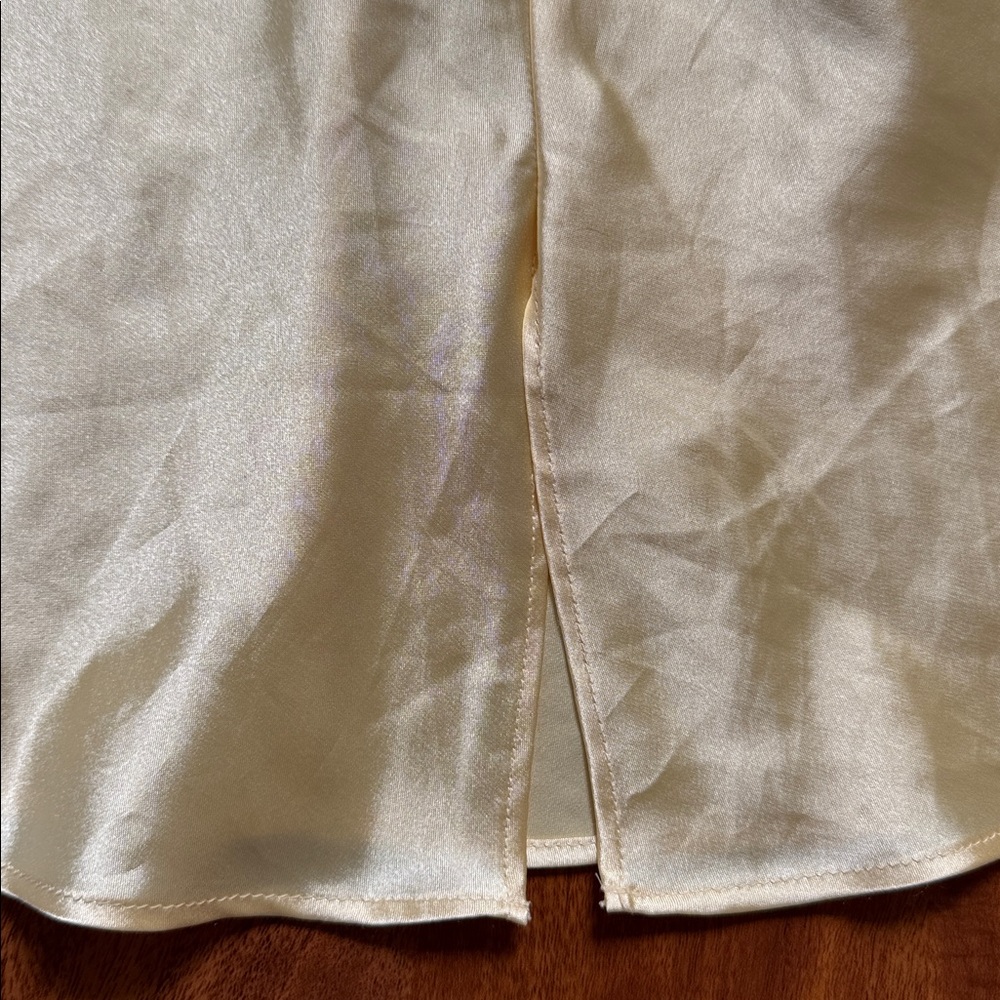 Butter Yellow/Champagne Gold Vintage Victoria’s Secret Slip 1999 - Picture 5 of 5